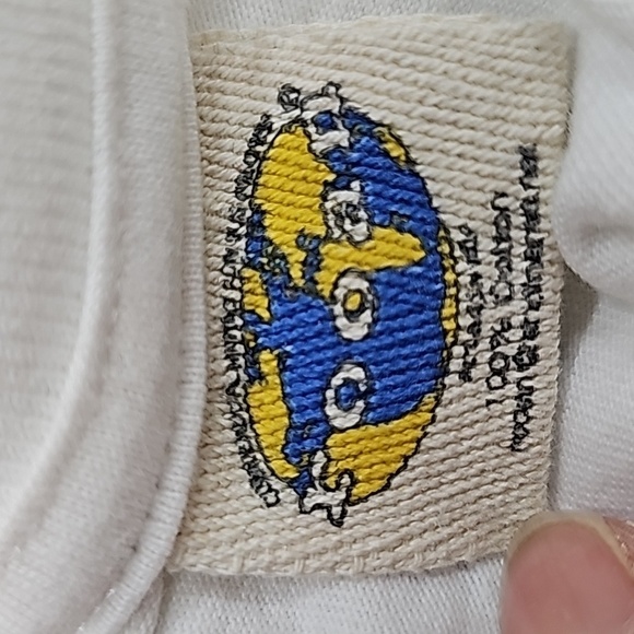 Galapogos Islands tee, blue footed booby bird Souvenir tee, cotton, medium - Picture 5 of 6